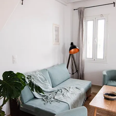 Daire White Wave Villa, 3min Walk From Kamári